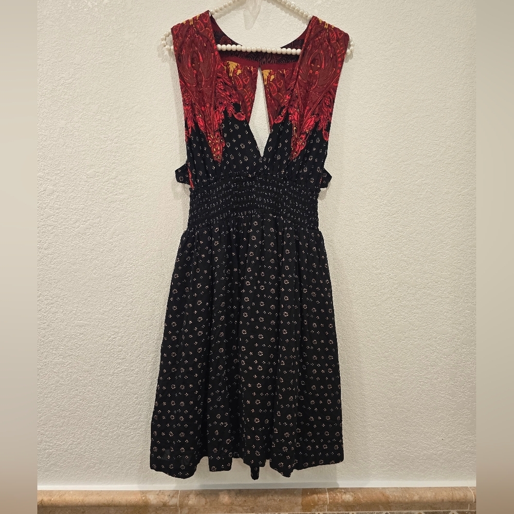 Free People Walking Through My Dreams mini dress L - Picture 4 of 9